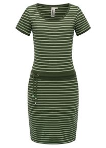 Sommerkleid Ragwear "Sommerkleid Baomi", Damen, Gr. XXL, N-Gr, gr&uuml;n (schwarz olive), Obermaterial: 100% Baumwolle CO., Kleider Sommerkleid