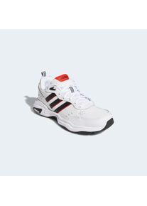 Sneaker adidas Sportswear "STRUTTER", Herren, Gr. 47, wei&szlig; (cloud wei&szlig;, core schwarz, active rot), Baumwolle, Synthetik, Textil, Schuhe Sneaker