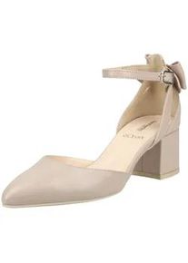Pumps Nero Giardini "Nero Giardini Pumps Veloursleder", Damen, Gr. 39, beige, Veloursleder, Schuhe Pumps