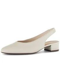 Slingpumps Gabor "Slingpumps", Damen, Gr. 41, beige, Schuhe Slingpumps