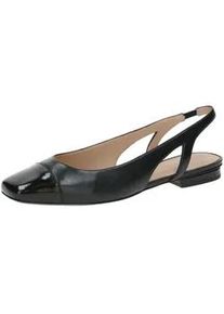 Slingpumps Peter Kaiser "Peter Kaiser Pumps Leder", Damen, Gr. 39, schwarz, Leder, Schuhe Slingpumps