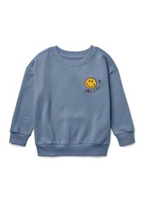 Tchibo - Kinder-Sweatshirt Smileyworld&reg; mit angerauter Innenseite - Kinder - Gr. 158/164 - blau/print