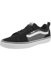 Sneaker Vans "Filmore", Herren, Gr. 40, schwarz (schwarz, grau), Leder, Schuhe Skaterschuh Sneaker low, angelehnt an das Design vom Sk8 Low