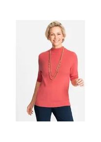 Classic Dog Kaschmirpullover CLASSIC "Kaschmir-Pullover", Damen, Gr. 44/46, orange (koralle, meliert), 100% Kaschmir, meliert, Pullover