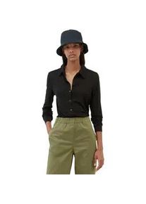 Marc O'Polo Langarmbluse MARC O'POLO, Damen, Gr. XS, schwarz, Obermaterial: 97% Viskose, 3% Elasthan, unifarben, Blusen