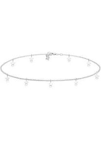 Collier Elli "Choker Kette Sterne Astro 925 Sterling Silber" Gr. 36, silber, Halsketten, Damen, 36, ohne Stein, Silber 925 (Sterlingsilber), L: 36, Collier