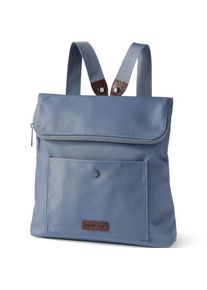 LANDS' END Rucksack mit Klappe, Damen,  Blau, by Lands' End