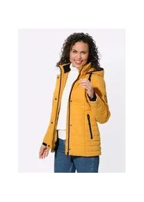 Steppjacke Casual Looks, Damen, Gr. 24, gelb (ocker), 100% Polyester, Wattierung:100% Polyester, unifarben, Jacken Steppjacke