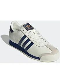 Sneaker Adidas ORIGINALS "SAMOA", Herren, Gr. 41, wei&szlig; (sanftes wei&szlig;, dunkelblau, gold metallic), Leder, Synthetik, Schuhe Sneaker, Topseller