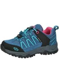 Br&uuml;tting Outdoorschuh BR&Uuml;TTING "Outdoorschuh Mount Pinos Kids Low", Kinder, Gr. 38, blau, Veloursleder, Schuhe Outdoorschuh