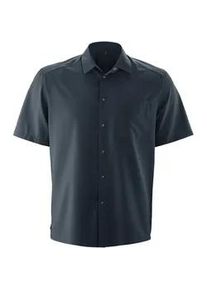 Radtrikot Gonso "Adventure Shirt M", Herren, Gr. M, blau (nachtblau), 94% Polyester, 6% Elasthan, Rundhals, Trikots, Atmungsaktiv, schnell trocknend