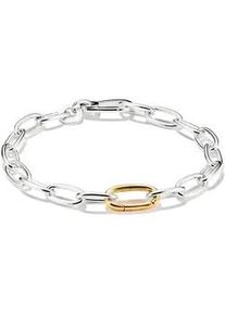 Charm-Armband Thomas Sabo "Charm Club Connect: mit einem Connect Link" Gr. 17, gold (silberfarben, gelbgoldfarben), Armb&auml;nder, Damen, 17, Silber 925 (recycelt), Charm-Armband