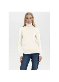 Rollkragenpullover SAINT TROPEZ "J2046, MilaSZ Rollneck", Damen, Gr. XXL, blau (ice), Strick, Obermaterial: 80% Viskose, 20% Polyamid, normal normal, Rundhals, Rippb&uuml;ndchen, Pullover Rollkragenpullover, Viskosemischung, Classic fit