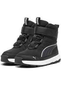 Stiefel Puma "Puma Evolve Stiefel Kinder", Jungen, Gr. 29, wei&szlig; (schwarz strong gray wei&szlig;), Obermaterial: Textil, Synthetik; Futter: Textil; Innensohle: Textil; Laufsohle: Gummi, Schuhe Stiefel