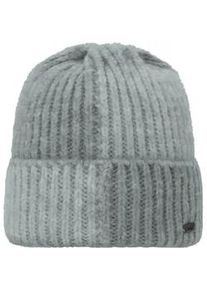 Strickm&uuml;tze Chillouts "Hat", Damen, grau, Strick, Materialmix, mehrfarbig, M&uuml;tzen Strickm&uuml;tze, Grober Rippenstrick, zweifarbig