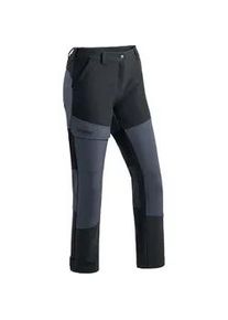 Outdoorhose Maier Sports "Fleeceflex W", Damen, Gr. 46, Normalgr&ouml;&szlig;en, schwarz, 92% Polyester, 8% Elasthan, Hosen Outdoorhose, robuste Damen Winter-Trekkinghose 4-Wege-Stretch