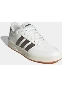 Sneaker Adidas SPORTSWEAR "BREAKNET 3.0", Herren, Gr. 46, wei&szlig; (core wei&szlig;, earth strata, grau six), Synthetik, Schuhe Sneaker