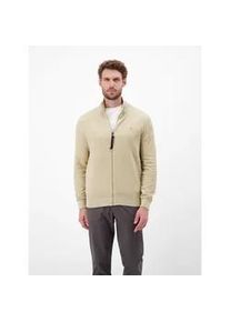 Strickjacke Lerros, Herren, Gr. XXL, nordic olive, Strick, Obermaterial: 100% Baumwolle, bestickt, unifarben, normal h&uuml;ftbedeckend, Rundhals, B&uuml;ndchen, Strickjacken Strickjacke, mit Rei&szlig;verschluss und Strehkragen