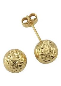 Diamonds by Ellen K. Paar Ohrstecker "585/- Gelbgold Kugel &Oslash; 7mm", gelb, FASCINATION BY ELLEN K., Ohrringe, Damen, one-size, Gold