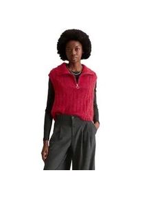 Marc O'Polo Strickpullover MARC O'POLO DENIM "aus edlem Wolle-Alpakawolle-Mix", Damen, Gr. XXL, medium rot, Obermaterial: 43% Wolle, 34% Polyamid, 23% Alpaka, unifarben, Pullover Strickpullover