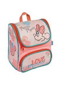 Vorschulranzen Scooli "Cutie", Kinder, Gr. B/H/T: 21cm x 23cm x 13cm, pink (minnie mouse), Polyester, gemustert, Rucks&auml;cke
