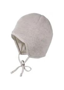 Fleecem&uuml;tze MaxiMo, Jungen, Gr. 43, beige (d&uuml;ne), Fleece, Wolle, unifarben, M&uuml;tzen, Erstlingsm&uuml;tze, w&auml;rmend, gef&uuml;ttert