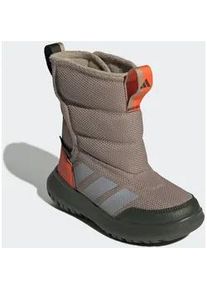 Winterstiefel Adidas SPORTSWEAR "WINTERPLAY KIDS", M&auml;dchen, Gr. 32, blanch cargo, matte silber, semi impact orange, Textil, Schuhe Winterstiefel, Winterschuhe, Winterboots, Snowboots, f&uuml;r Kinder & Jugendliche