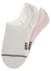 Businesssocken BOSS "2P LC Iconic CC W", Damen, Gr. 35-38, light, pastel pink 680, Baumwollmischung, elastisch, Socken Businesssocken, mit BOSS Stickerei