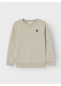 Sweatshirt name it "NKMVIMO f&uuml;r Jungen mit B&uuml;ndchen und klassischer Form", Jungen, Gr. 146/152, beige (pure cashmere), angeraute Sweatware, Obermaterial: 60% Baumwolle, 40% Polyester, unifarben, l&auml;ssig geschnitten h&uuml;ftlang, Rundhals, Rippb&uuml;ndchen, Sweatshirts Sweatshirt, unifarben, casual, regular fit, Baumwollmischung, Rundhals