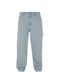 Bequeme Jeans Karl Kani "Karl Kani Herren KMI-PL063-090-12 KK Retro Baggy Workwear Denim", Herren, Gr. 36, Normalgr&ouml;&szlig;en, bleached blau, 100% Baumwolle, unifarben, normal, Jeans