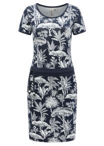Sommerkleid Ragwear "Sommerkleid Baomi Tropic YOUMODO", Damen, Gr. XS, N-Gr, blau (navy), Obermaterial: 100% Baumwolle CO., Kleider Sommerkleid