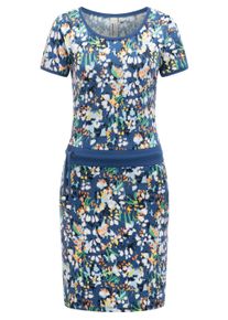 Sommerkleid Ragwear "Sommerkleid Baomi Tropic YOUMODO", Damen, Gr. S, N-Gr, blau (night blau), Obermaterial: 100% Baumwolle CO., Kleider Sommerkleid