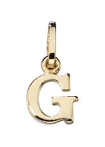 Buchstabenanh&auml;nger Jobo "Anh&auml;nger Buchstabe", gelbgold 333, Schmuckanh&auml;nger, Damen, G, Gelbgold 333, 333 Gold