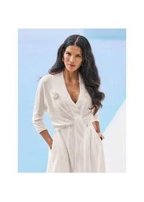 Bolero Heine, Damen, Gr. 34, ecru, 80% Viskose, 20% Polyamid, unifarben, Strickjacken Bolero