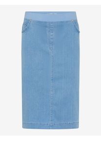 Raphaela by Brax Damen Jeans Style PAMINA SKIRT LIGHT BLEACHED, denim hellblau, Gr. 38