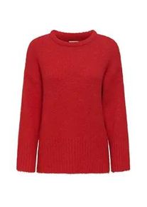 Rundhalspullover Only "ONLMAGGIE LIFE LS LOOSE ONEK CC KNT", Damen, Gr. XL, salsa detail:melange, Strick, Obermaterial: 70% Polyester, 21% Nylon, 8% Wolle, 1% Elasthan, meliert, regular fit, Rundhals, Rippb&uuml;ndchen, Pullover Rundhalspullover