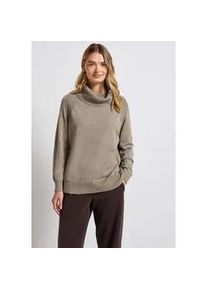 Rollkragenpullover Street One, Damen, Gr. 34, mocha dream meliert, Stoff, 30% Polyester, 29% Polyacryl, 21% Viskose, 20% Nylon, unifarben, normal normal, hoch geschlossener Ausschnitt, Strickb&uuml;ndchen, Pullover Rollkragenpullover, mit Stehkragen