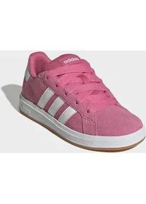 Sneaker Adidas SPORTSWEAR "GRAND COURT 00S", M&auml;dchen, Gr. 38, pink fusion, ftwr wei&szlig;, gum10, Leder, Synthetik, Schuhe Sneaker, Design auf den Spuren des Adidas Superstar, f&uuml;r Kinder & Jugendliche
