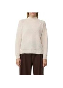 Strickpullover s.Oliver, Damen, Gr. 44, light beige melange, Strick, Obermaterial: 76% Polyester, 16% Polyamid, 8% Wolle, meliert, relaxed fit normal, ohne Ausschnitt, Raglan&auml;rmel Rippb&uuml;ndchen, Pullover Strickpullover, mit Rippb&uuml;ndchen