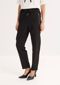 bonprix Schlupfhose mit Bequembund, schwarz, Gr.44, Komfortable Schlupfhose mit Bequembund