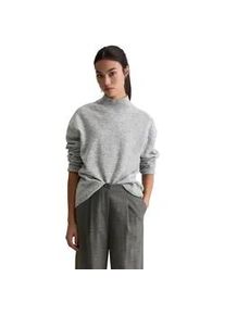 Marc O'Polo Strickpullover MARC O'POLO DENIM, Damen, Gr. S, stone melange, Obermaterial: 72% Schurwolle, 26% Polyamid, 2% Elasthan, Rundhals, Pullover Strickpullover, regular fit aus softem Schurwolle-Mix, Rundhals