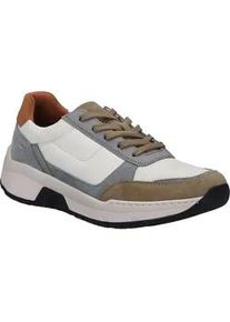 Sneaker Josef Seibel "Mitchell 10, natur-multi", Herren, Gr. 41, beige (natur, multi), Obermaterial: 80% Rindsleder Leather cow. 20% Textilmaterial TEXMAT., Schuhe Sneaker