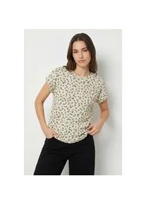 V&eacute;ro Moda Strickpullover VERO MODA "VMBRIANNAMIX SS O-NECK PULLOVER BOO", Damen, Gr. M, silber mink aop:schwarz leo, Strick, Obermaterial: 58% Viskose, 38% Polyester, 4% Elasthan, bedruckt, oversize, Rundhals, Pullover Strickpullover, mit Animal-Print