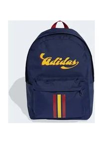 Rucksack Adidas PERFORMANCE "Adidas TIRO GRAPFIK II", dunkelblau, crew gelb, Rucks&auml;cke, Damen, Obermaterial: 100% Polyester, Rucksack