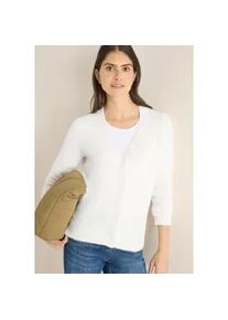 Cardigan Cecil, Damen, Gr. XXL (46), light greige, Strick, Obermaterial: 80% Polyester, 20% Baumwolle, unifarben, h&uuml;ftbedeckend, V-Ausschnitt, B&uuml;ndchen, Strickjacken, in flauschiger Federgarn-Qualit&auml;t