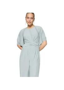 Strickjacke Zero "Damen kurzarm", Damen, Gr. M, silber blau, Obermaterial: 70%Viskose, 30% Polyester, unifarben, festlich, oversize, eng, Strickjacken Strickjacke, Plain/ ohne Details