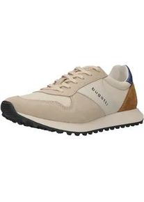 Sneaker Bugatti "Bugatti Sneaker Leder", Herren, Gr. 43, beige, Leder, Schuhe Sneaker