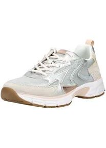 Sneaker Gabor COMFORT "Gabor Comfort Sneaker Mesh", Damen, Gr. 38, wei&szlig;, silber, Textil, Schuhe Sneaker