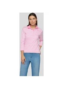 Print-Shirt Rabe "T-Shirt", Damen, Gr. 40, rosa, 100%Baumwolle, geringelt, tailliert, Shirts