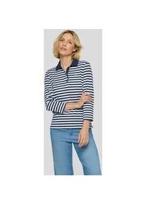 Print-Shirt Rabe "T-Shirt", Damen, Gr. 44, dunkelblau, 100%Baumwolle, geringelt, tailliert, Shirts